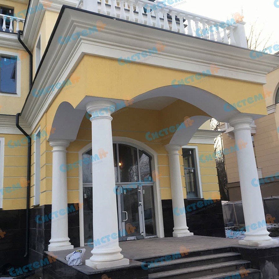 Базы и основания из пенопласта для колонны Базы и основания из пенопласта для колонны