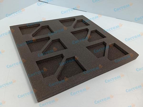 Лазерная резка ложемент из пенополиэтилена на заказ Лазерная резка ложемент из пенополиэтилена на заказ